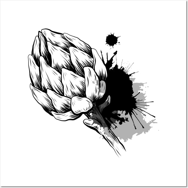 Artichoke Wall Art by Veleri